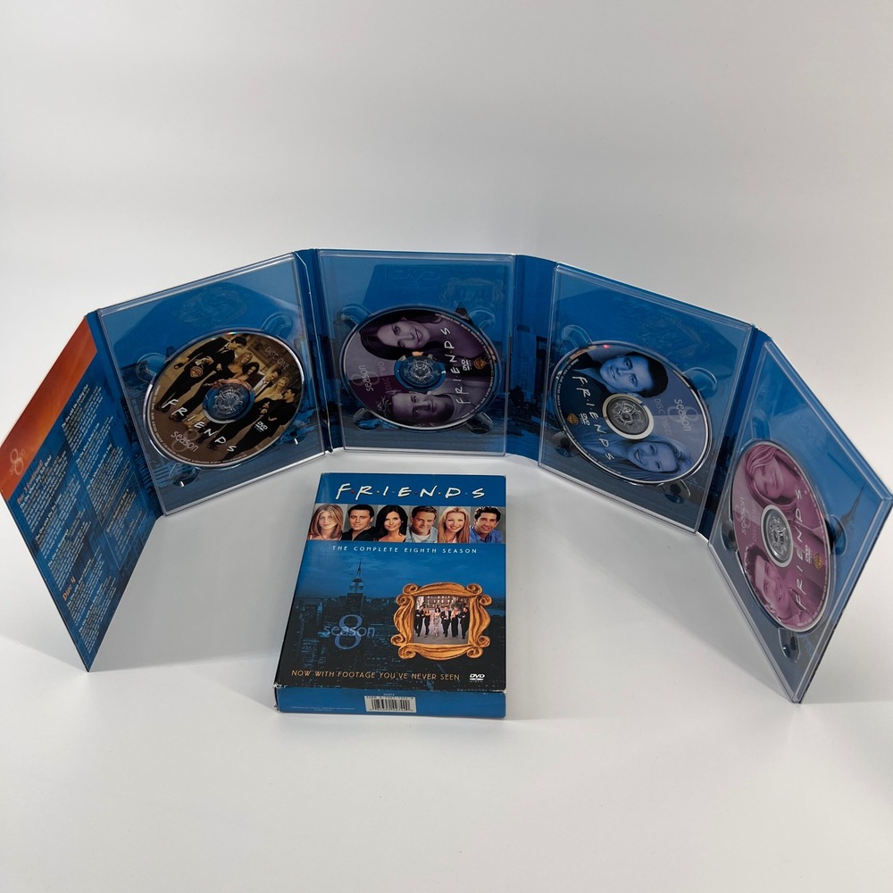 Friends The Complete Eighth Season DVD 4-Disc Box Set 24274 Warner Bros 2004